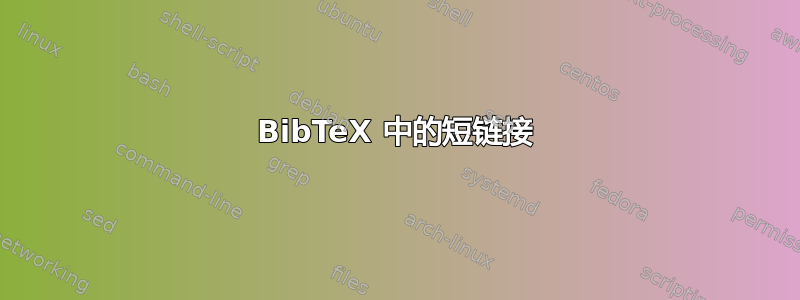 BibTeX 中的短链接