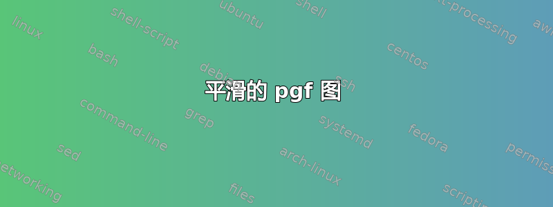 平滑的 pgf 图