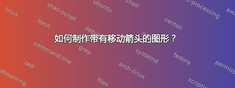 如何制作带有移动箭头的图形？