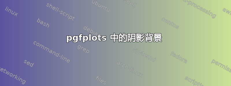 pgfplots 中的阴影背景