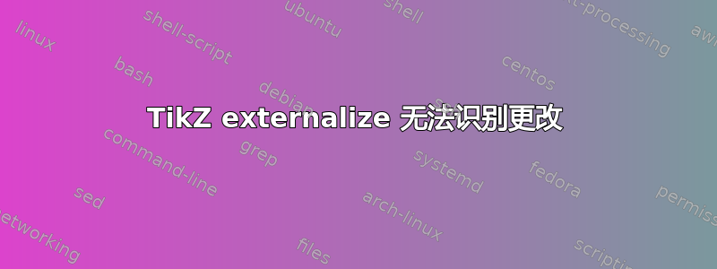 TikZ externalize 无法识别更改