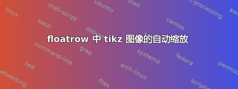 floatrow 中 tikz 图像的自动缩放