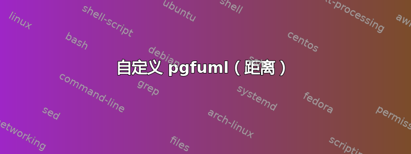 自定义 pgfuml（距离）