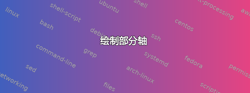 绘制部分轴