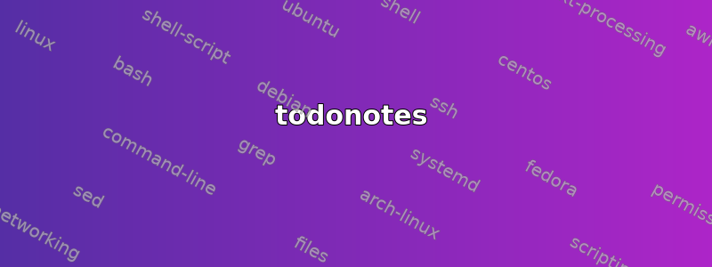 todonotes