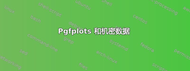 Pgfplots 和机密数据