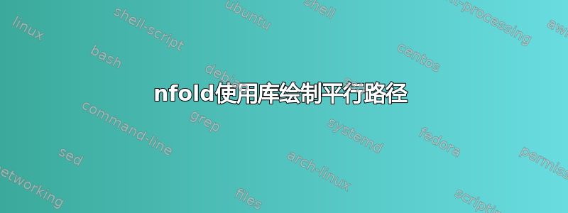 nfold使用库绘制平行路径