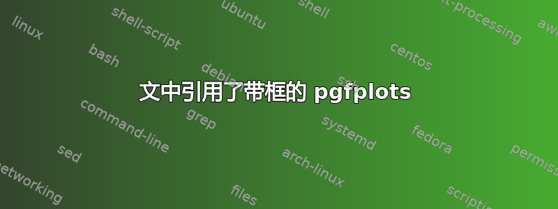 文中引用了带框的 pgfplots