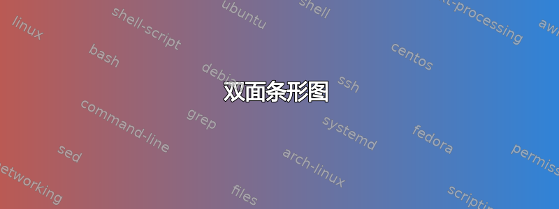 双面条形图