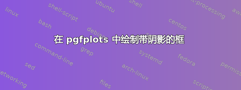 在 pgfplots 中绘制带阴影的框