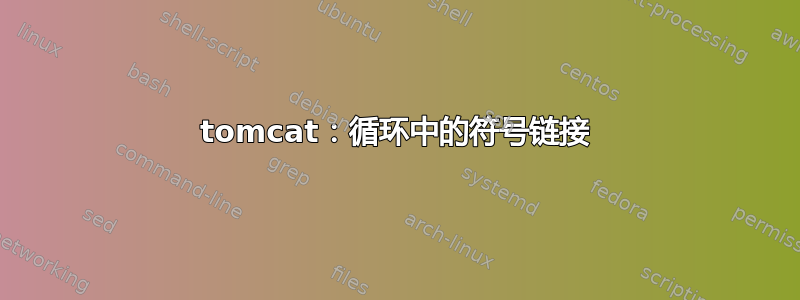 tomcat：循环中的符号链接