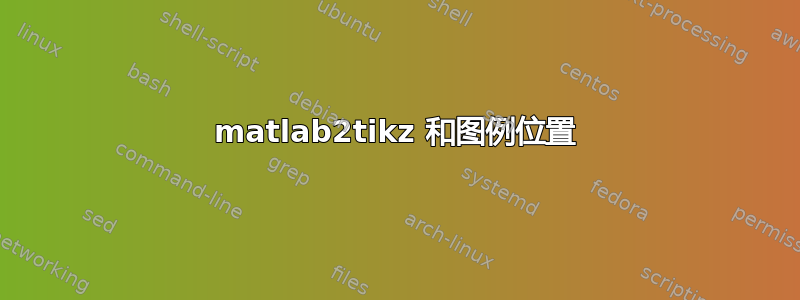 matlab2tikz 和图例位置