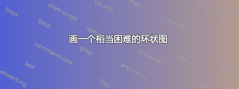 画一个相当困难的环状图