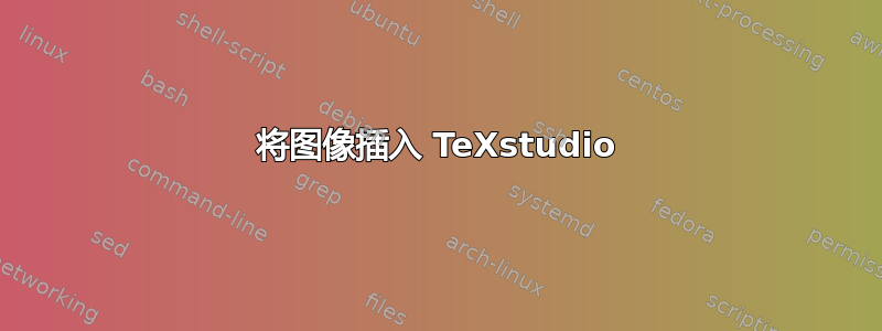 将图像插入 TeXstudio