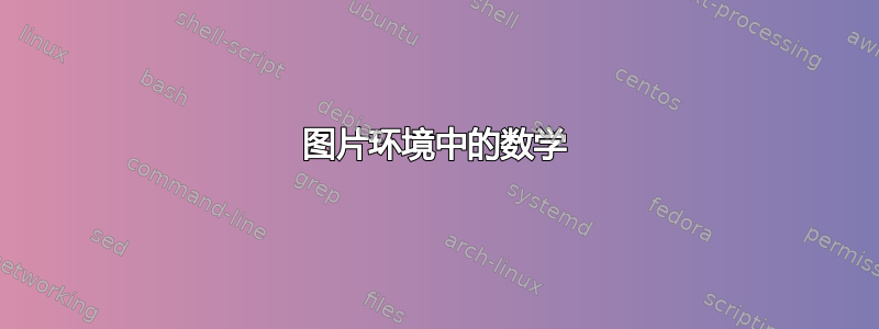 图片环境中的数学