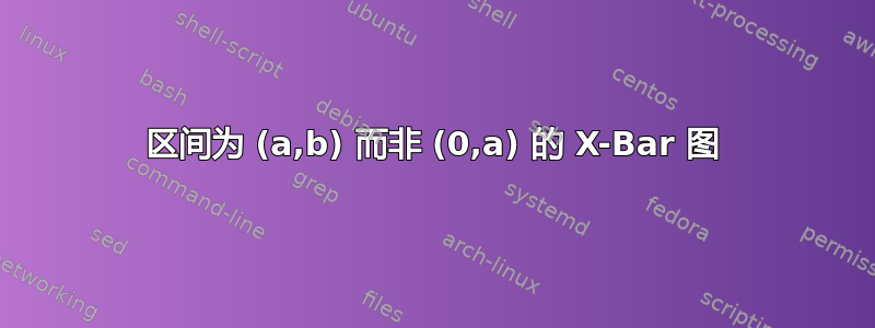 区间为 (a,b) 而非 (0,a) 的 X-Bar 图