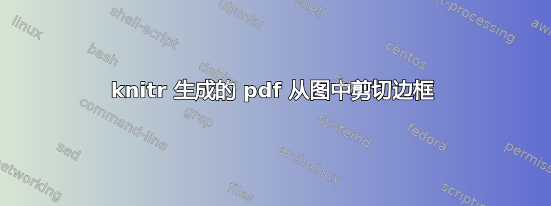 knitr 生成的 pdf 从图中剪切边框