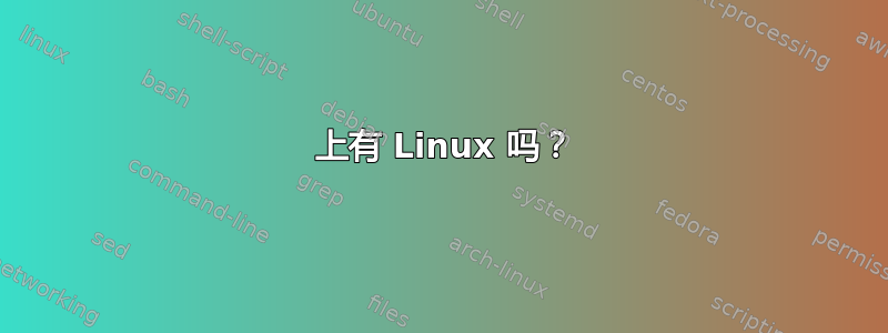 286 上有 Linux 吗？