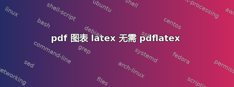 pdf 图表 latex 无需 pdflatex