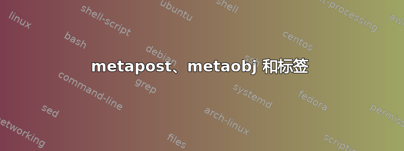 metapost、metaobj 和标签