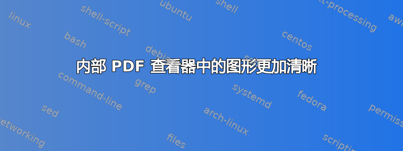 内部 PDF 查看器中的图形更加清晰 