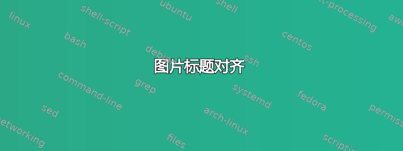 图片标题对齐