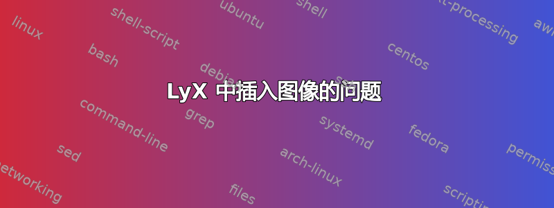 LyX 中插入图像的问题