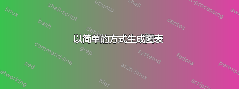 以简单的方式生成图表