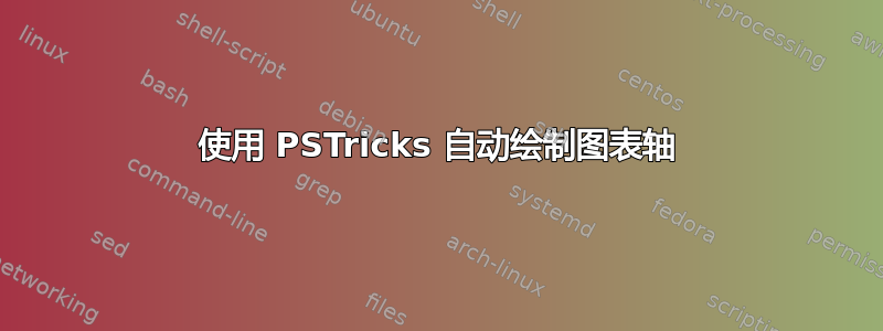 使用 PSTricks 自动绘制图表轴