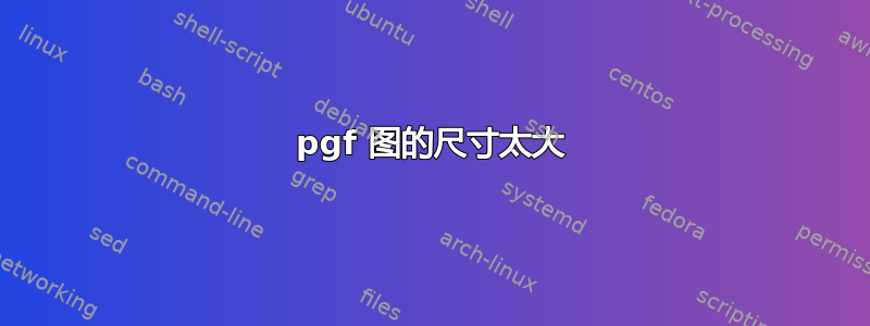 pgf 图的尺寸太大