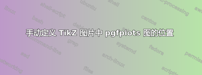 手动定义 TikZ 图片中 pgfplots 图的位置