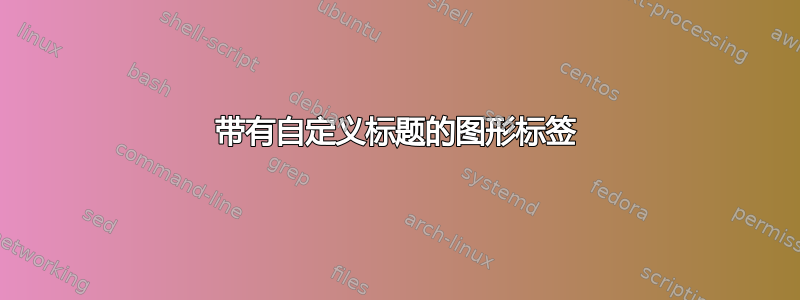 带有自定义标题的图形标签