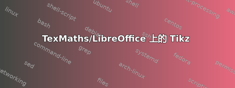 TexMaths/LibreOffice 上的 Tikz