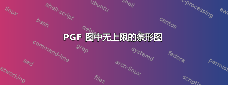 PGF 图中无上限的条形图