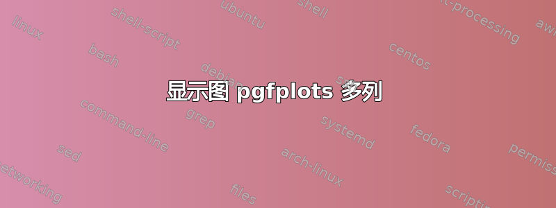 显示图 pgfplots 多列