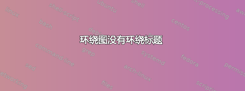 环绕图没有环绕标题