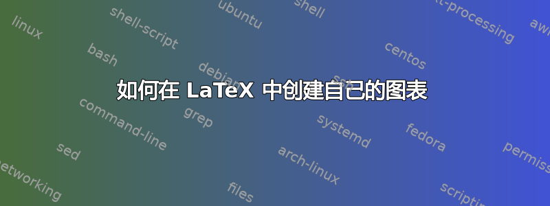 如何在 LaTeX 中创建自己的图表