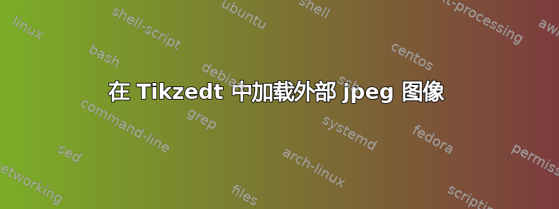 在 Tikzedt 中加载外部 jpeg 图像