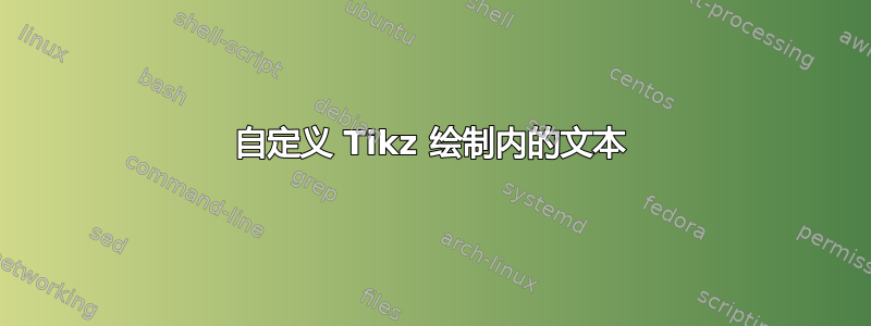 自定义 Tikz 绘制内的文本