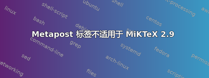 Metapost 标签不适用于 MiKTeX 2.9