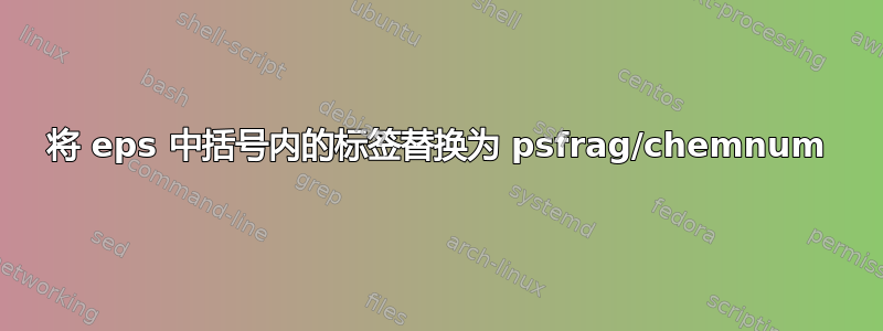 将 eps 中括号内的标签替换为 psfrag/chemnum