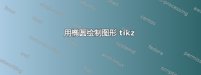 用椭圆绘制图形 tikz