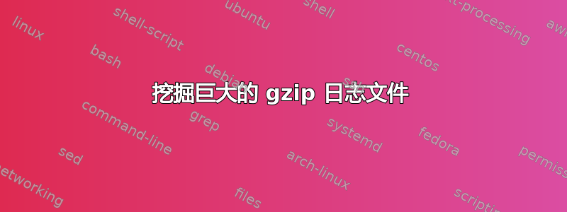 挖掘巨大的 gzip 日志文件