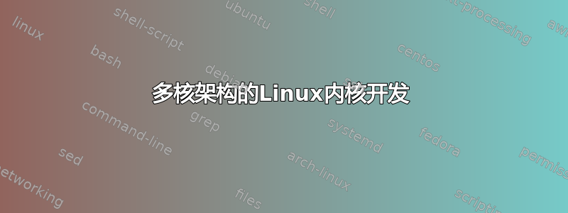 多核架构的Linux内核开发