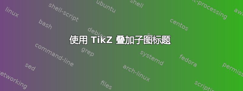 使用 TikZ 叠加子图标题