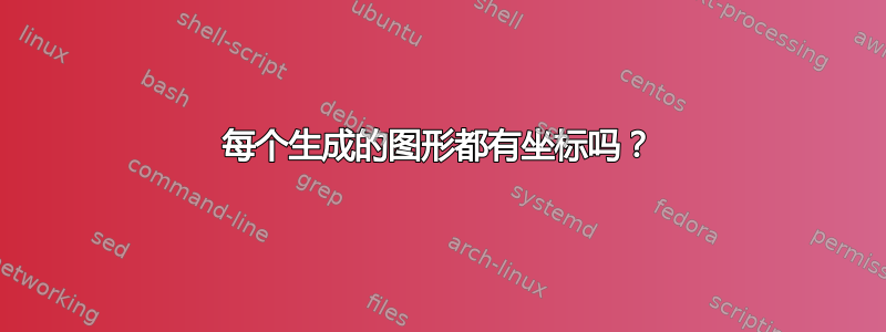 每个生成的图形都有坐标吗？