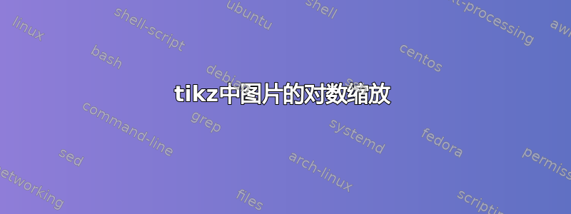 tikz中图片的对数缩放