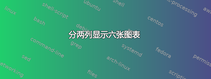 分两列显示六张图表