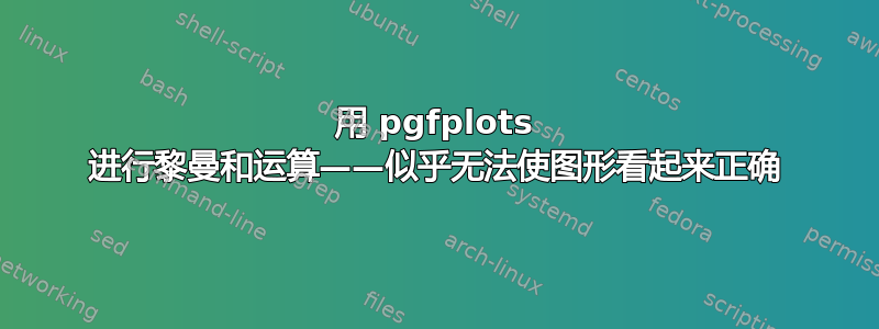 用 pgfplots 进行黎曼和运算——似乎无法使图形看起来正确