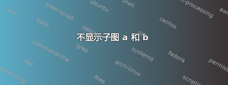 不显示子图 a 和 b